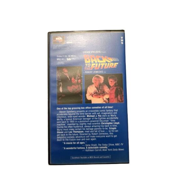 Back to the Future VHS (1985) – Michael J. Fox Sci-Fi Adventure Classic - Picture 2 of 4
